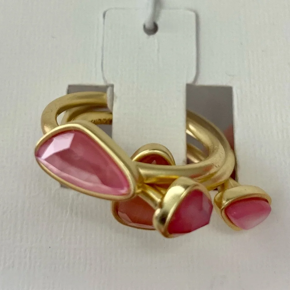 KENDRA SCOTT Ivy Ring Set pink - Picture 8 of 11